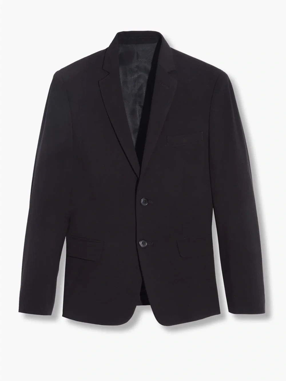 Calvin Klein Boys Black Two-Button Suit Jacket Blazer